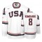 Olympic Hockey Authentic Men's Mike Komisarek Team USA Jersey: 2010 White #8
