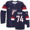 Olympic Hockey Premier Men's T. J. Oshie Team USA Jersey: 2014 Navy Blue #74 Away