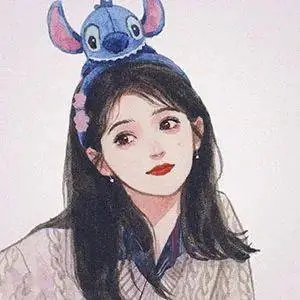 读者头像：手账贴纸风格的插画人物